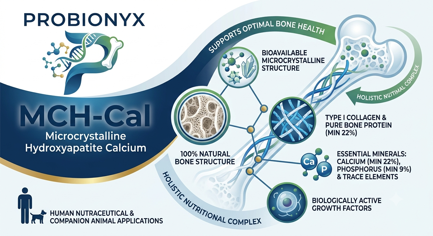 Microcrystalline hydroxyapatite calcium powder